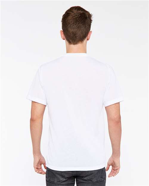 Men's Polyester Sublimation Tee - White