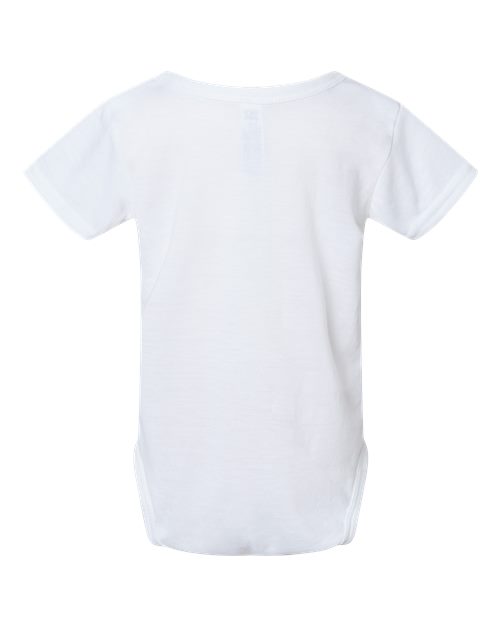 Infant Polyester Sublimation Bodysuit - White