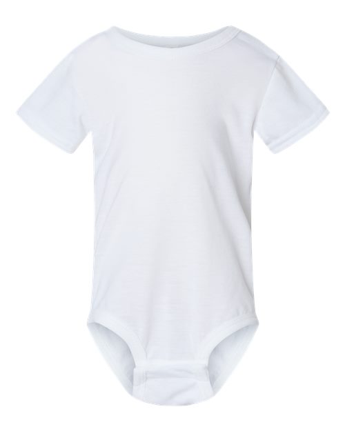 Infant Polyester Sublimation Bodysuit - White