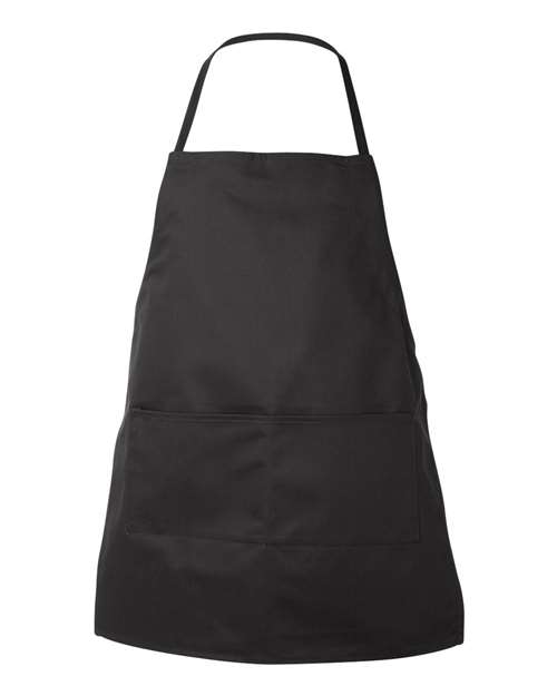 Two-Pocket Butcher Apron - Black