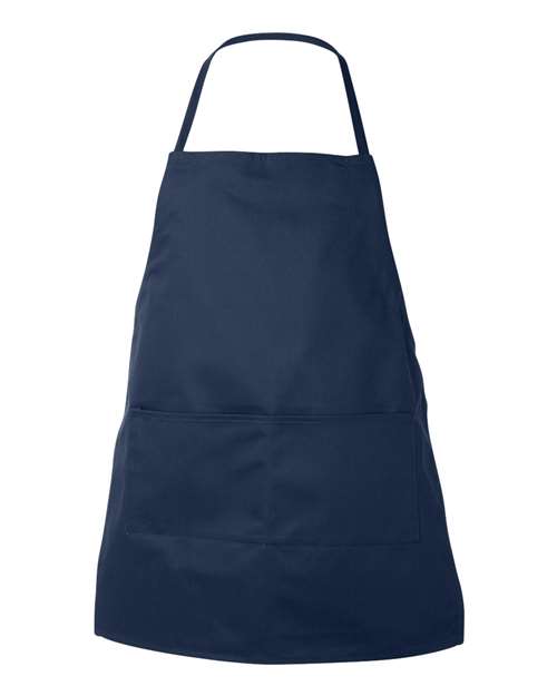 Two-Pocket Butcher Apron - Navy