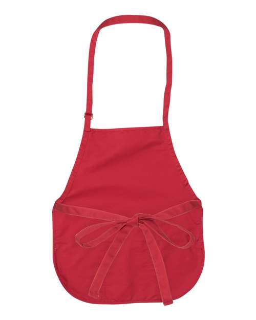 Adjustable Neck Strap Apron - Red