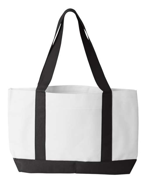 P&O Cruiser Tote - White/ Black