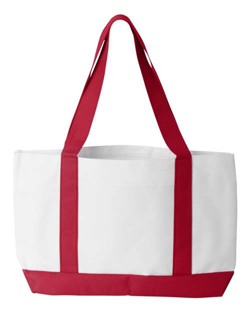 P&O Cruiser Tote - White/ Red
