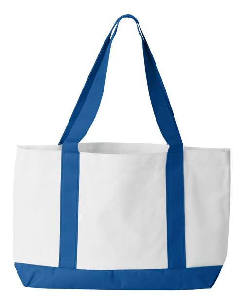 P&O Cruiser Tote - White/ Royal