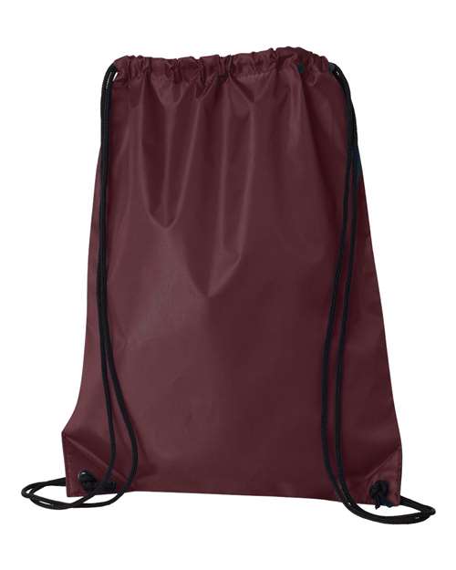 Value Drawstring Backpack - Maroon