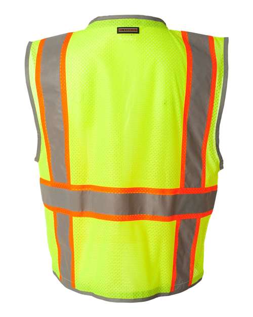 Unisex Premium Brilliant Series® Heavy-Duty Class 2 Vest - Lime