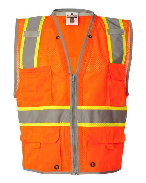 Unisex Premium Brilliant Series® Heavy-Duty Class 2 Vest - Orange