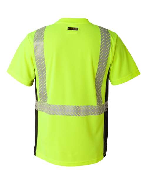 Unisex Premium Black Series® Breathable Tape Class 2 T-Shirt - Lime