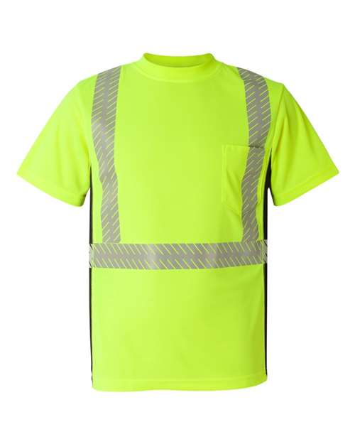 Unisex Premium Black Series® Breathable Tape Class 2 T-Shirt - Lime