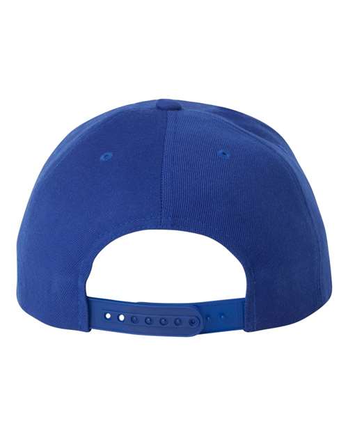 Premium Flat Bill Snapback Cap - Royal Blue