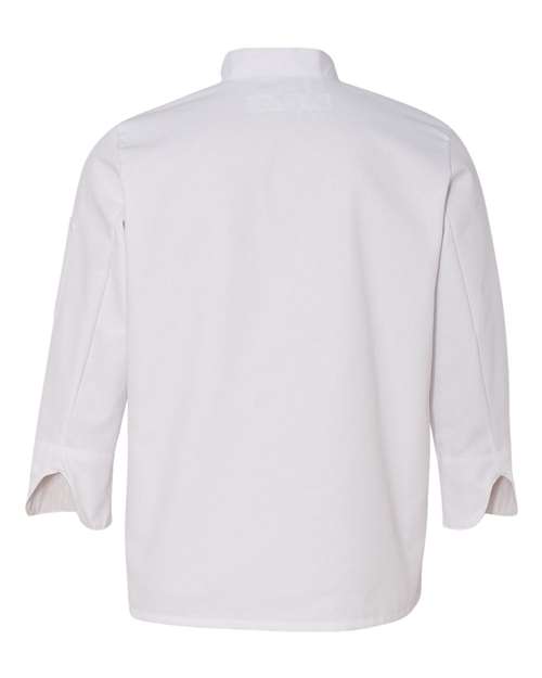 Women's Ten Button Chef Coat - White