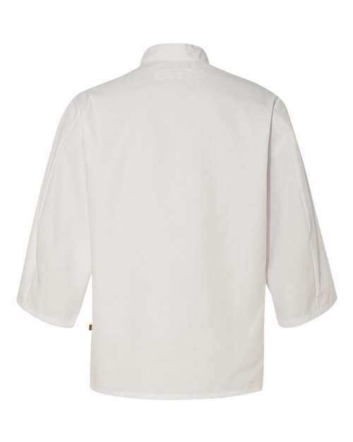 Three-Quarter Sleeve Chef Coat - White