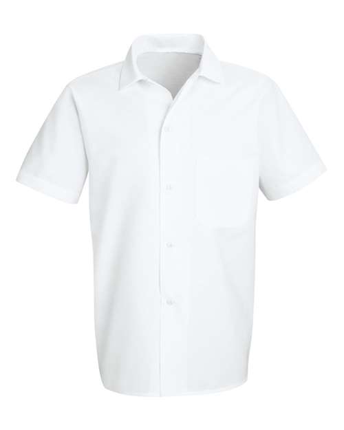 Button-Front Cook Shirt - White