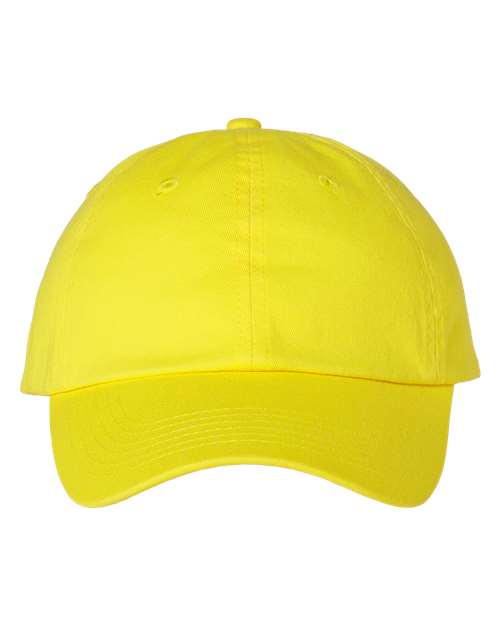 Bio-Washed Classic Dad Hat - Neon Yellow