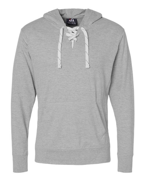 Unisex Jersey Sport Lace Hooded Pullover - Oxford