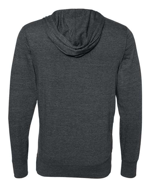 Unisex Jersey Sport Lace Hooded Pullover - Charcoal Heather