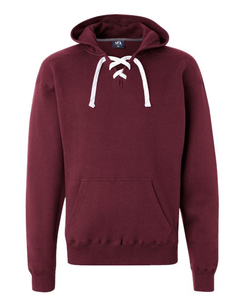 Men's Sport Lace Hooded Sweatshirt - Maroon
