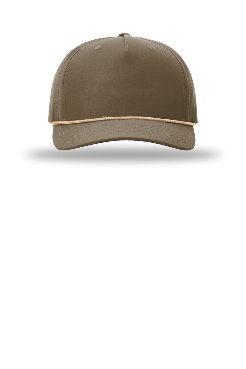 Richardson Laser Perf Performance Rope Cap - Dark Loden/ Tannin Grey