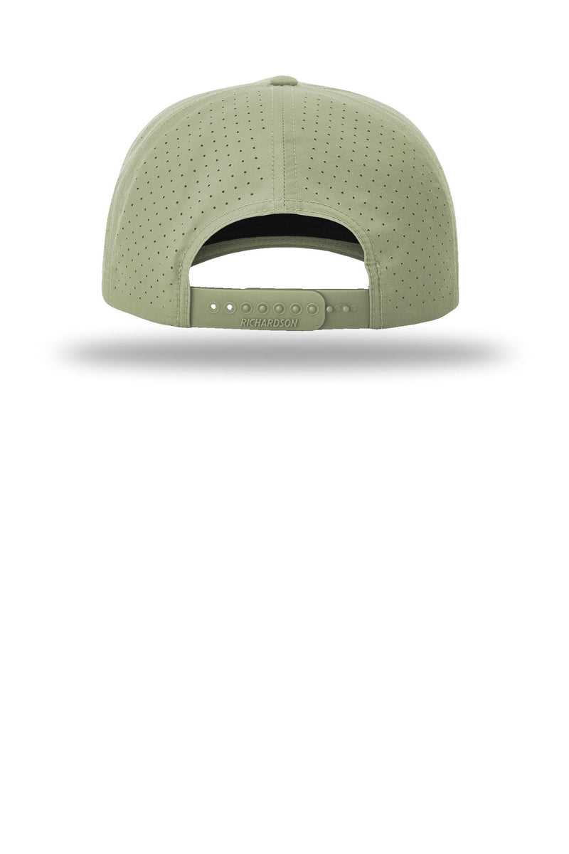 Richardson Laser Perf Performance Rope Cap - Light Olive/ Olive