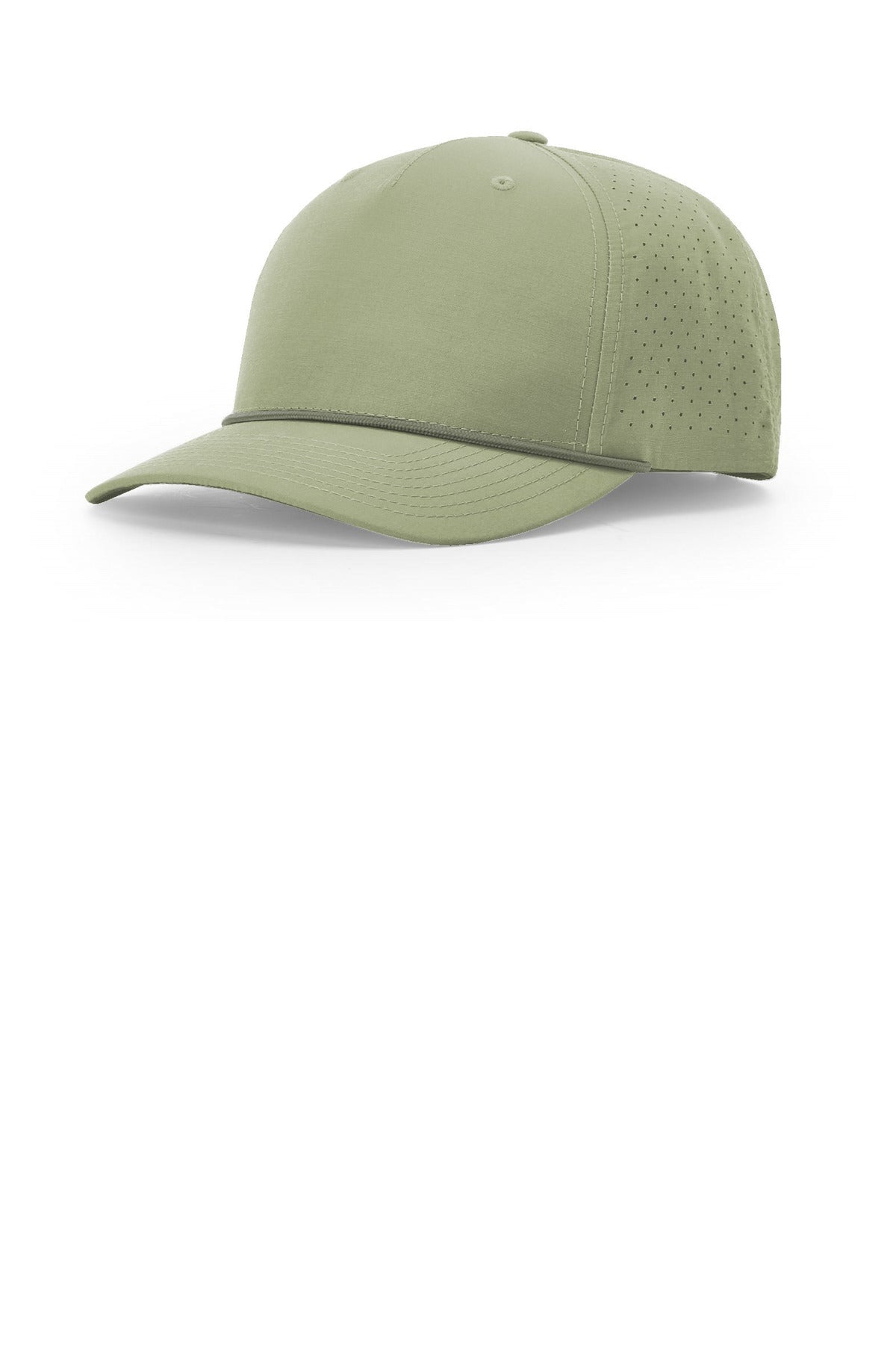 Richardson Laser Perf Performance Rope Cap - Light Olive/ Olive