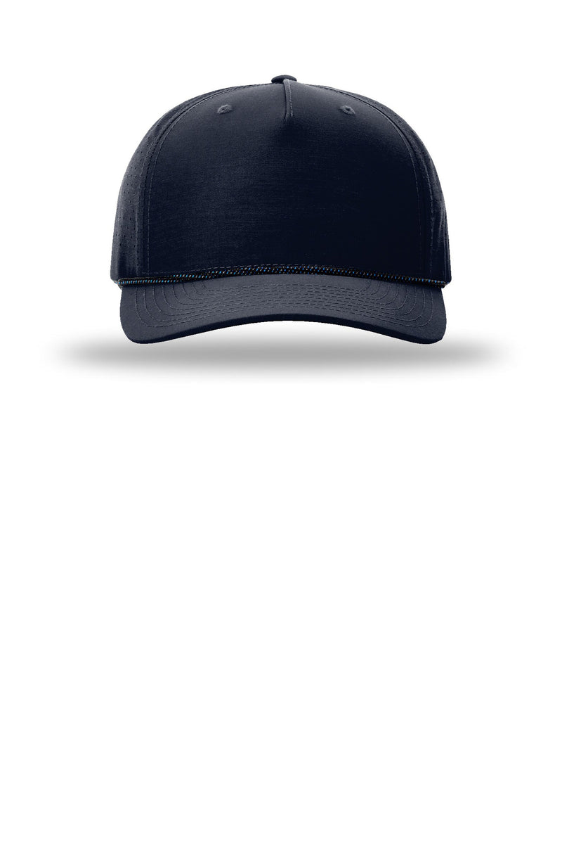 Richardson Laser Perf Performance Rope Cap - Navy/ Midnight Navy Grey Blue