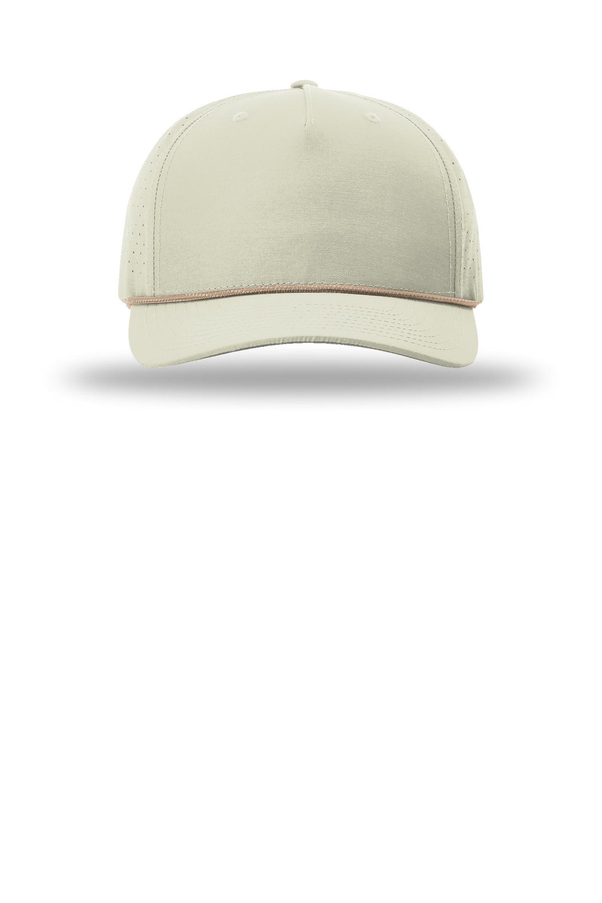 Richardson Laser Perf Performance Rope Cap - Oat Milk/ Elmwood White
