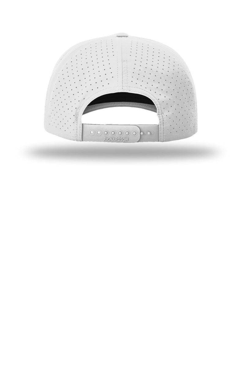 Richardson Laser Perf Performance Rope Cap - Silver/ Black Silver