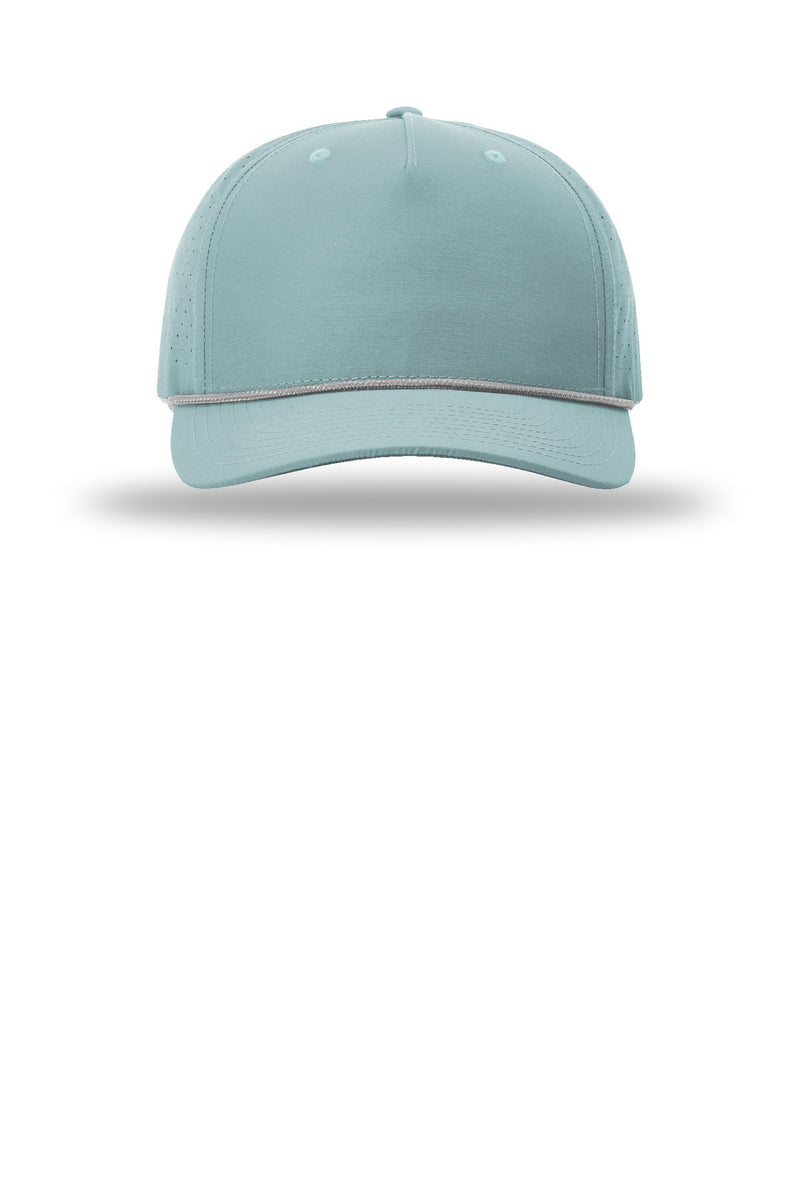 Richardson Laser Perf Performance Rope Cap - Smoke Blue/ Grey White