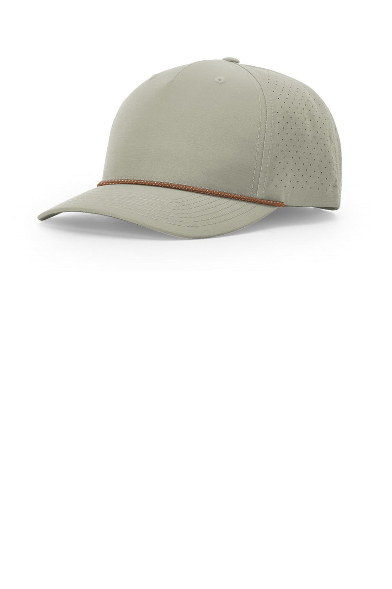 Richardson Laser Perf Performance Rope Cap - Trenchcoat/ Russet Grey