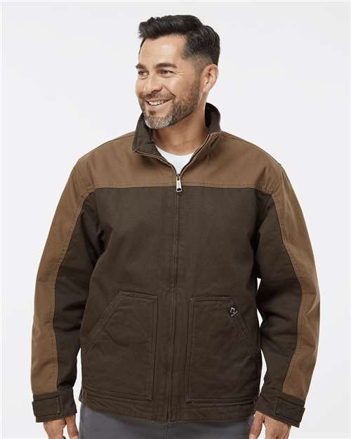 Men's Horizon Boulder Cloth™ Canvas Jacket - Tobacco/ Field Khaki