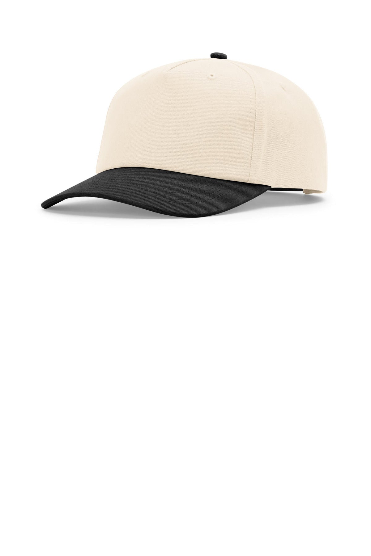 Richardson 5-Panel Relaxed Gramps - Cream/ Cream/ Black