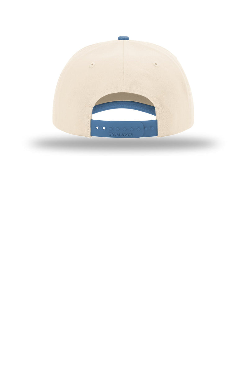 Richardson 5-Panel Relaxed Gramps - Cream/ Cream/ Light Denim