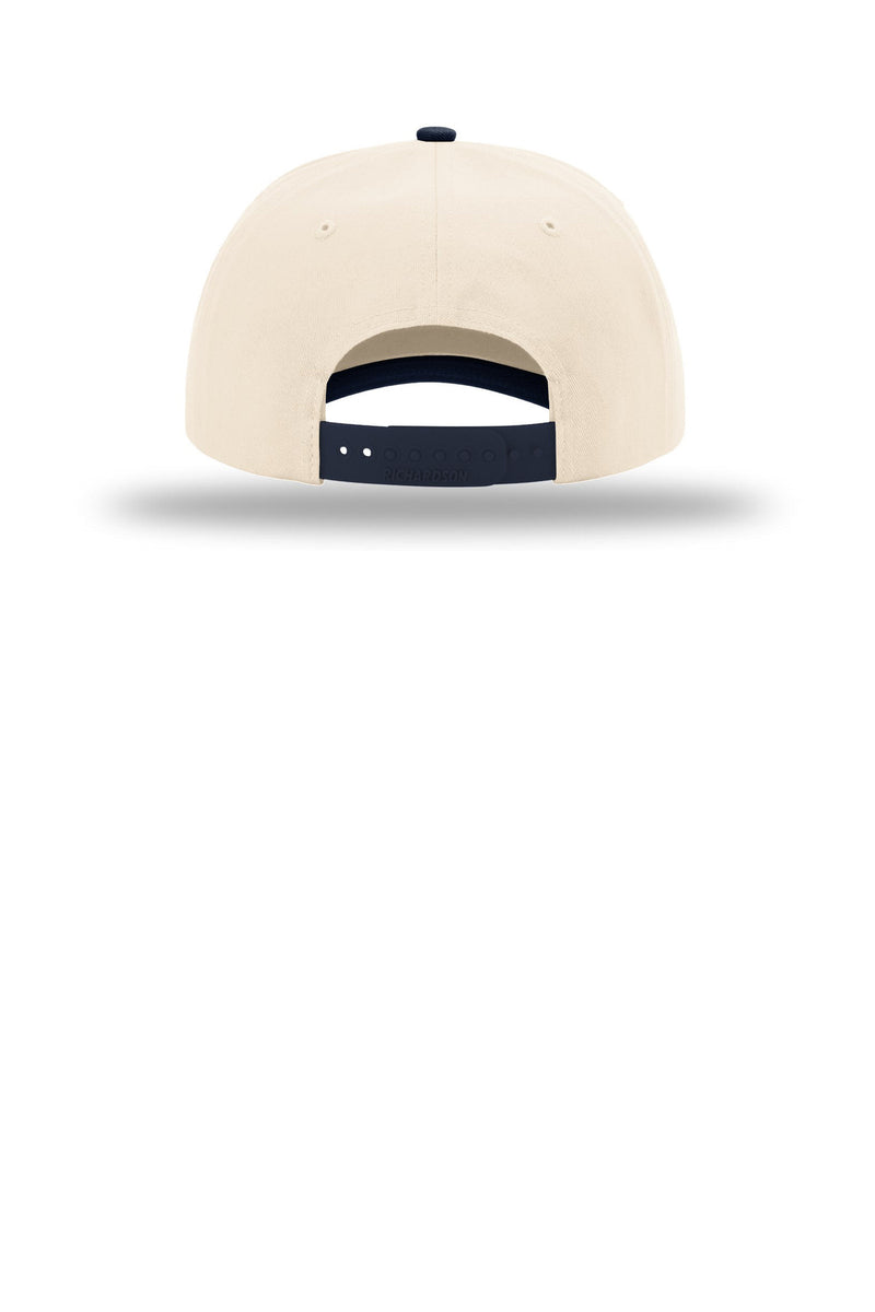 Richardson 5-Panel Relaxed Gramps - Cream/ Cream/ Navy