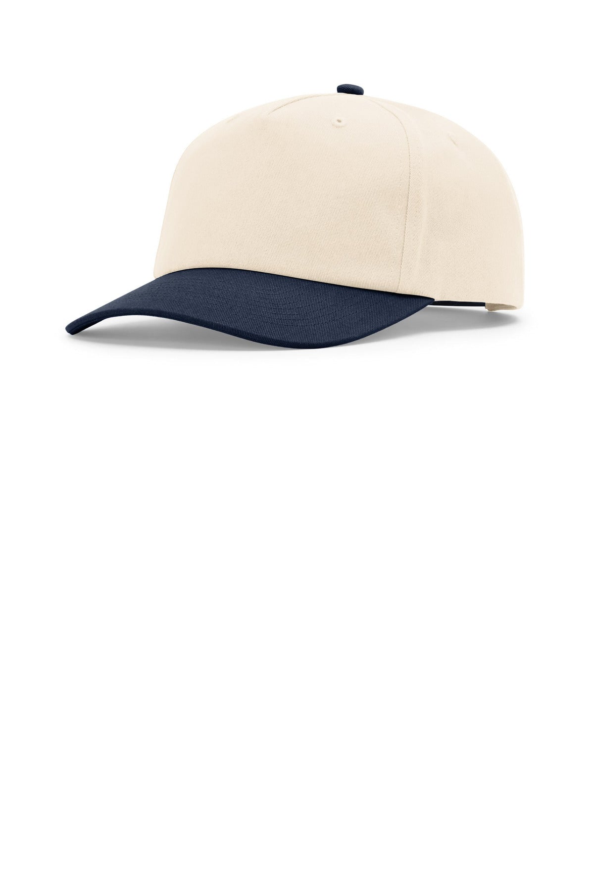 Richardson 5-Panel Relaxed Gramps - Cream/ Cream/ Navy