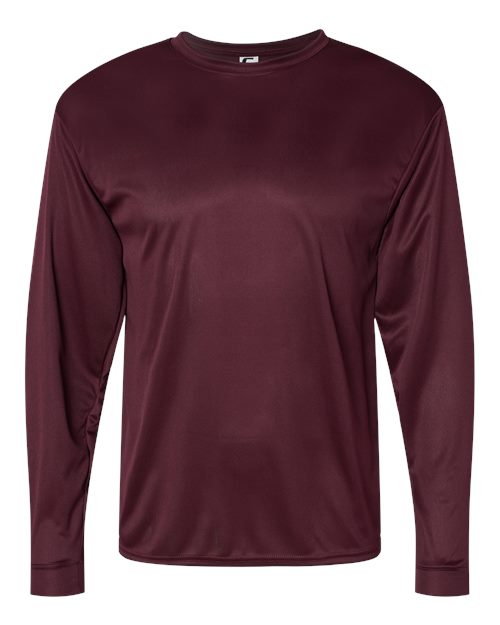 Unisex Performance Long Sleeve T-Shirt - Maroon