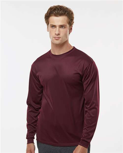 Unisex Performance Long Sleeve T-Shirt - Maroon