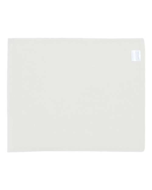 Velour Hemmed Towel - White