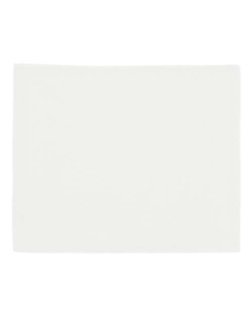 Velour Hemmed Towel - White