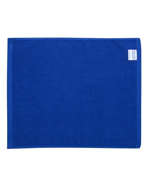 Velour Hemmed Towel - Royal
