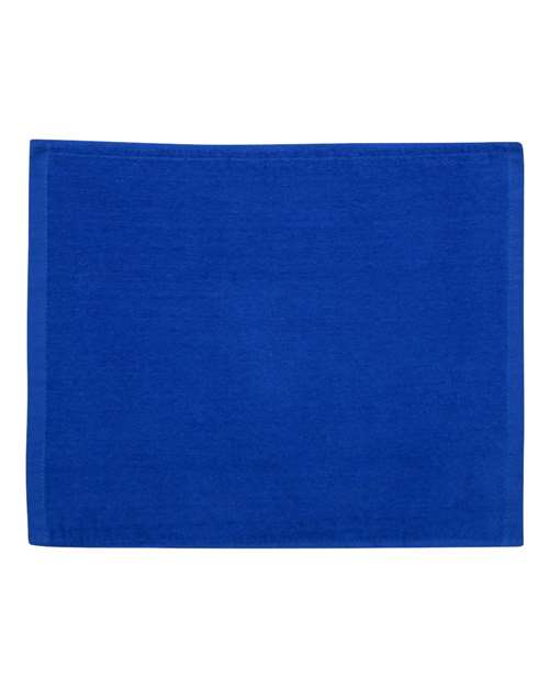 Velour Hemmed Towel - Royal