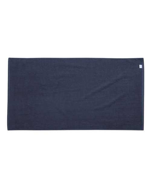 Velour Beach Towel - Navy