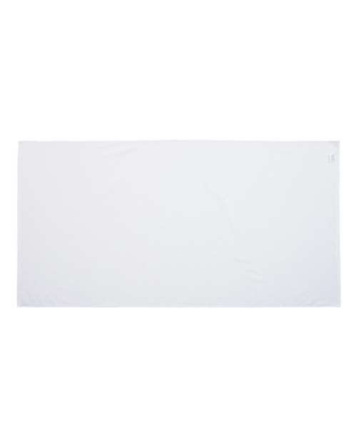 Velour Beach Towel - White