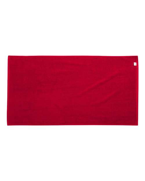 Velour Beach Towel - Red