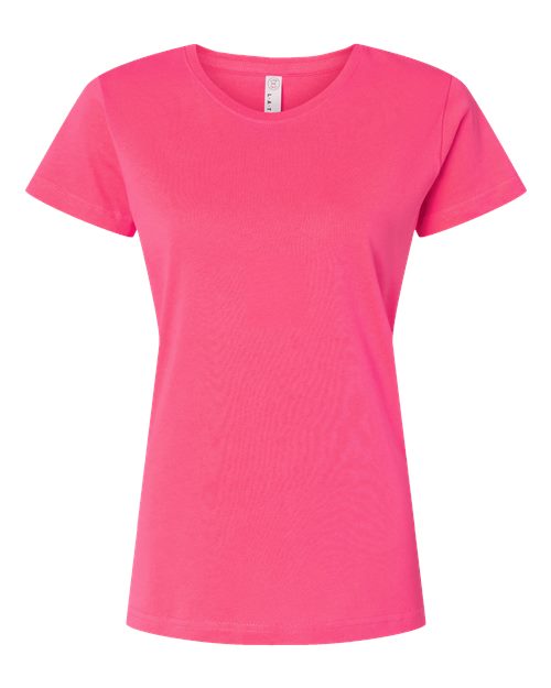 Women's Fine Jersey Tee - Hot Pink