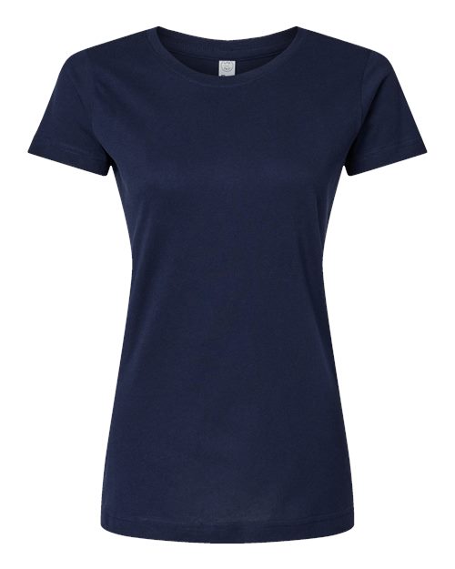 Women's Fine Jersey Tee - Navy