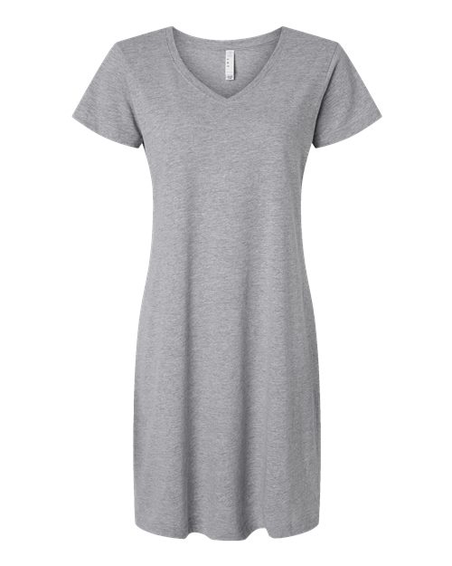 Women's Fine Jersey V-Neck Coverup - Heather