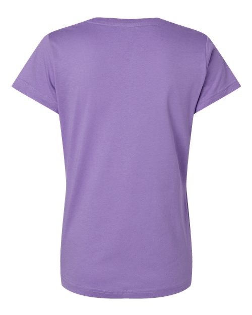 Women's Fine Jersey V-Neck Tee - Lavender