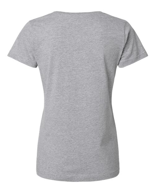 Women's Fine Jersey V-Neck Tee - Heather