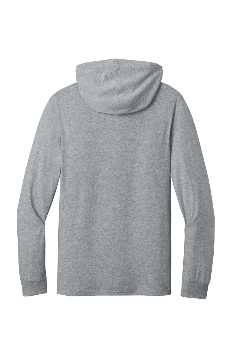 Jerzees Classics Unisex Cotton Long Sleeve Hooded T-Shirt - Athletic Heather